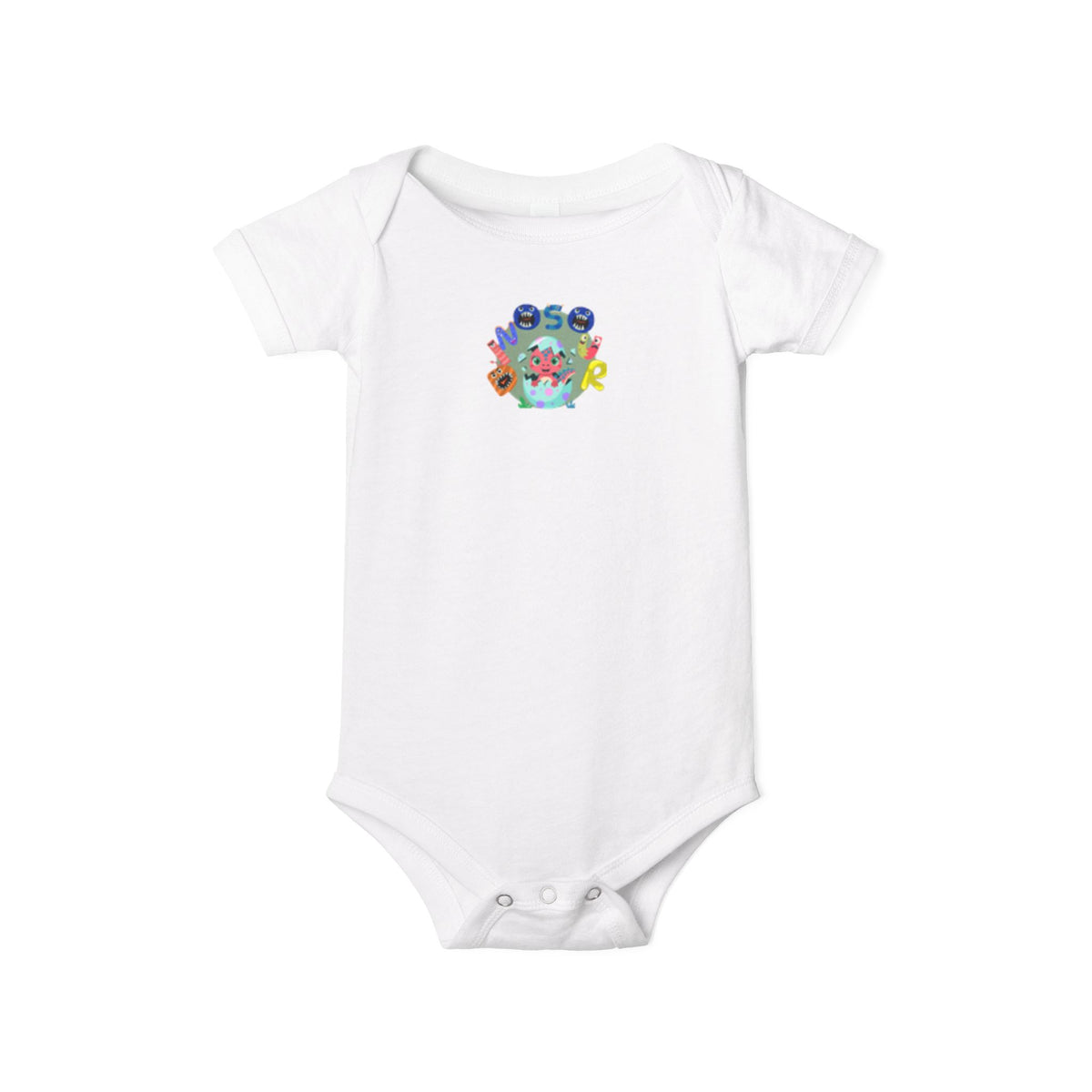 Cute Ocean Friends Baby Bodysuit — "See You" Infant One-Piece