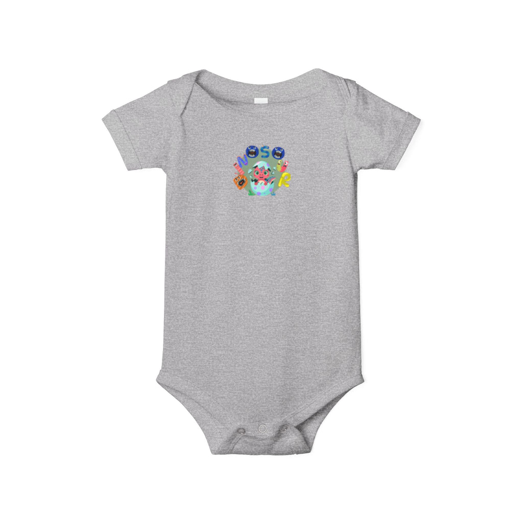 Cute Ocean Friends Baby Bodysuit — "See You" Infant One-Piece