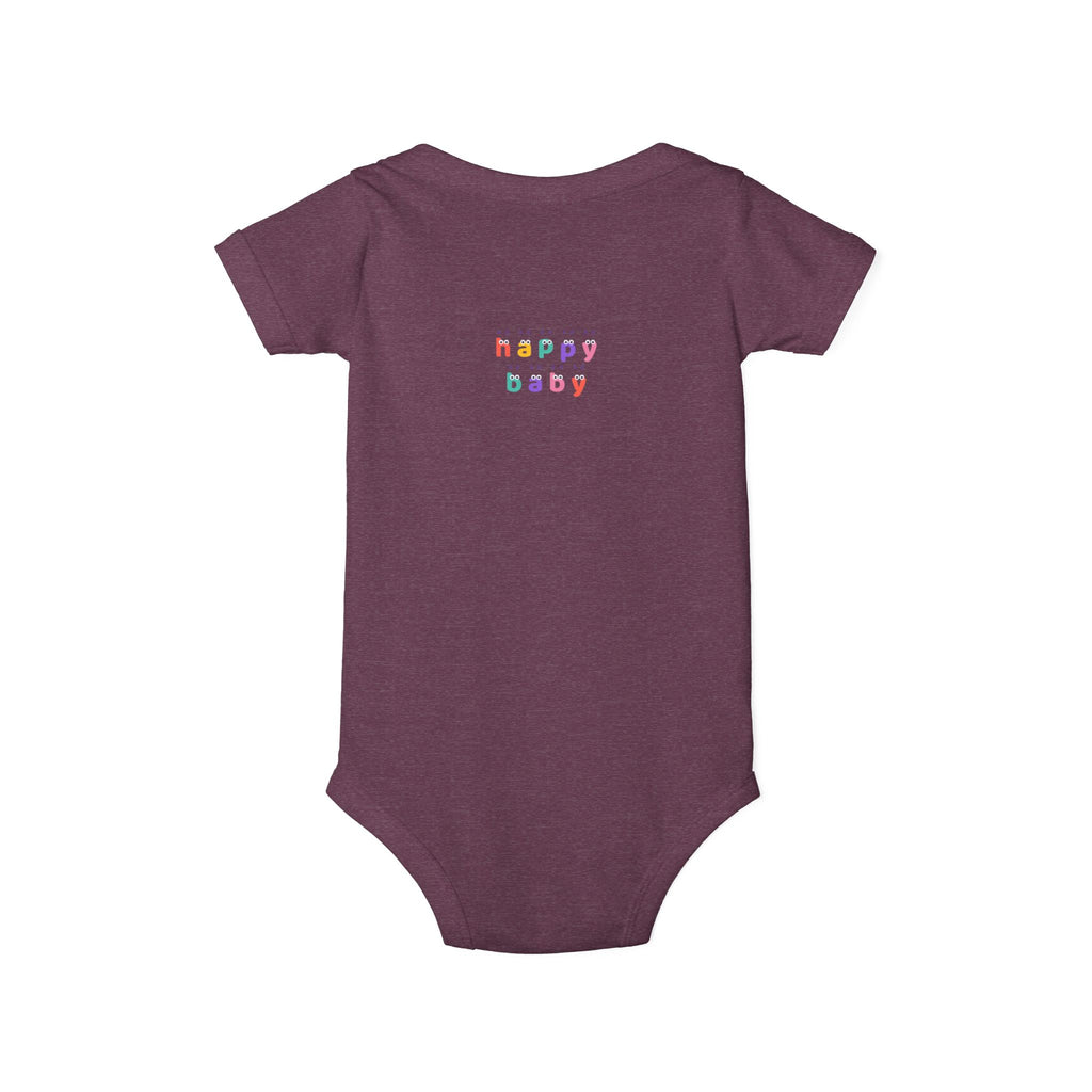 Cute Ocean Friends Baby Bodysuit — "See You" Infant One-Piece