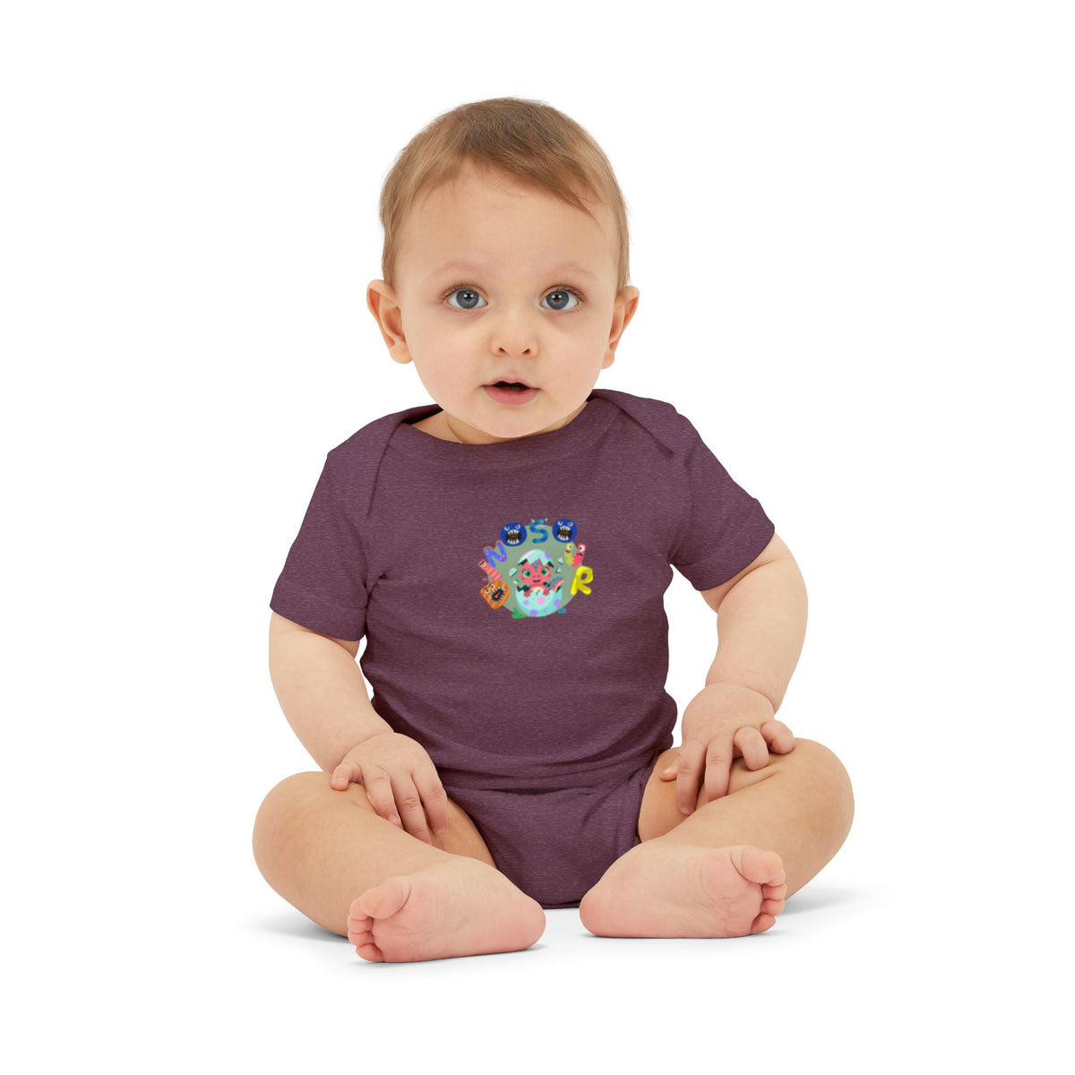 Cute Ocean Friends Baby Bodysuit — "See You" Infant One-Piece