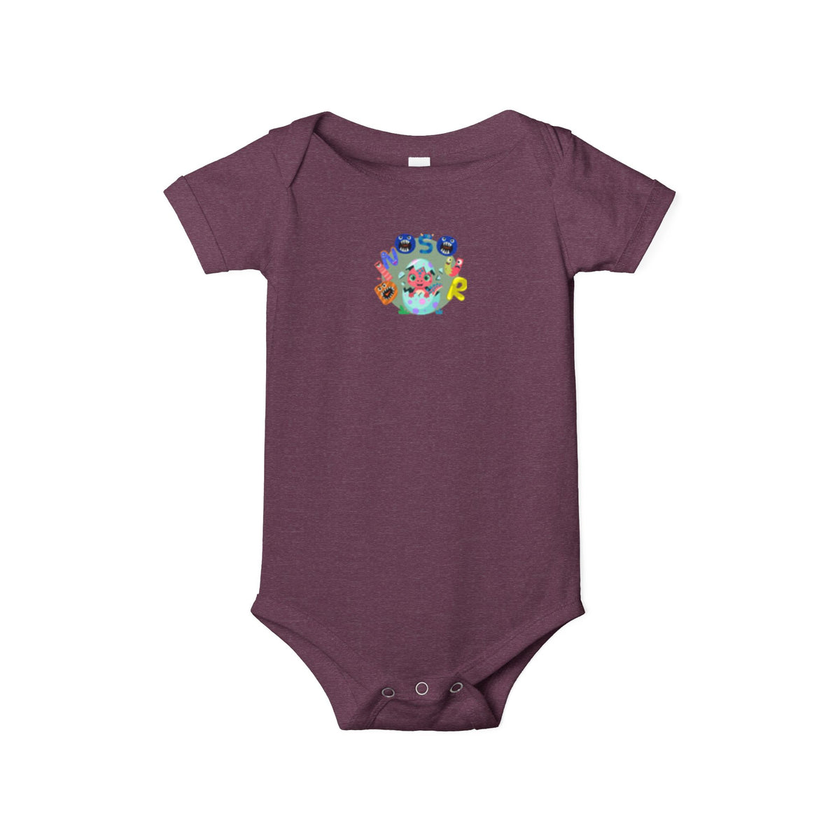 Cute Ocean Friends Baby Bodysuit — "See You" Infant One-Piece