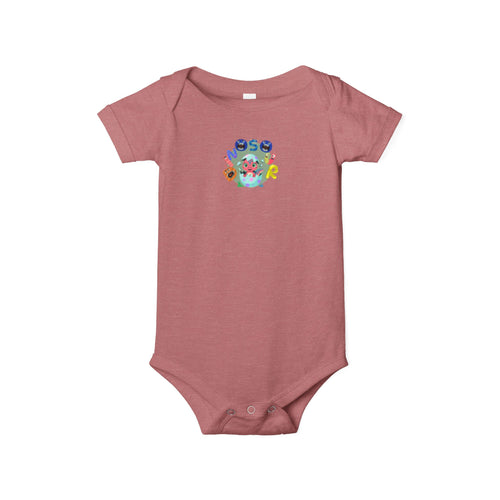 Cute Ocean Friends Baby Bodysuit — "See You" Infant One-Piece