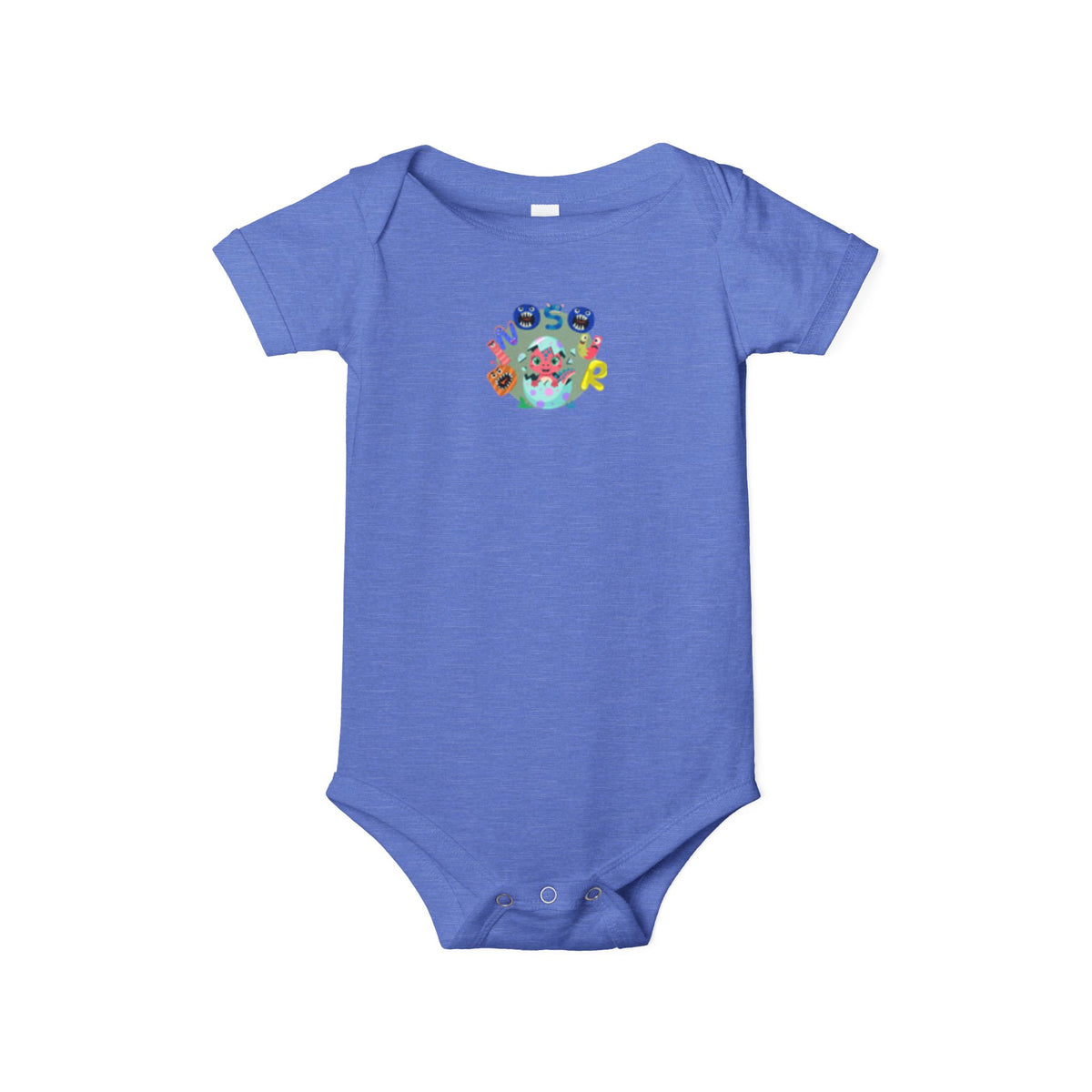Cute Ocean Friends Baby Bodysuit — "See You" Infant One-Piece