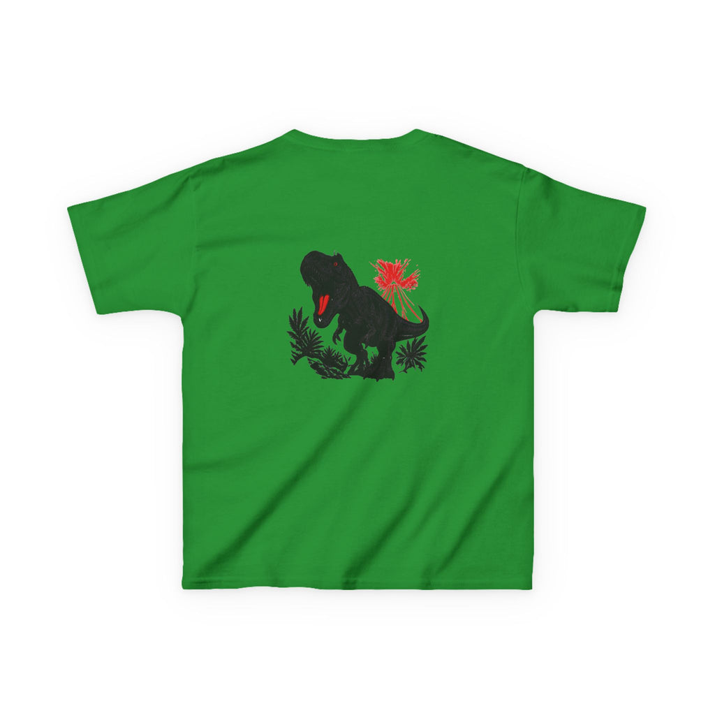 Kids Dinosaur T-Shirt — "Born to Roar" Tropical Dino Tee