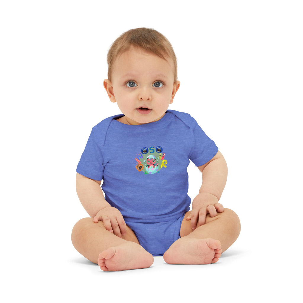Cute Ocean Friends Baby Bodysuit — "See You" Infant One-Piece